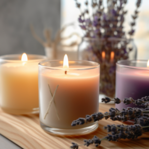 God is My Refuge in Times of Trouble" Candle